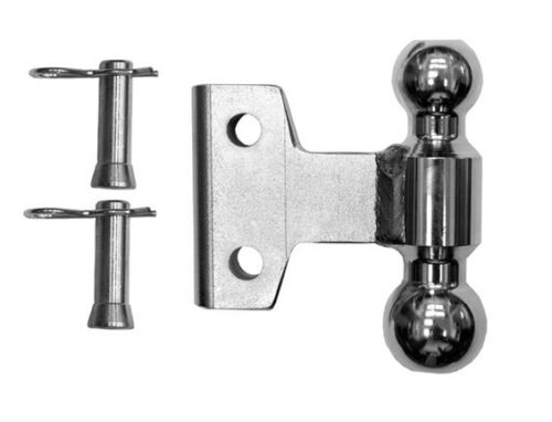 Andersen  3352-25 WD & EZ Hitch 2" x 2-5/16" Plated steel Combo Ball for 2-1/2" & 3" rack ONLY, w/2 pins & clips (10K/16K GTWR)